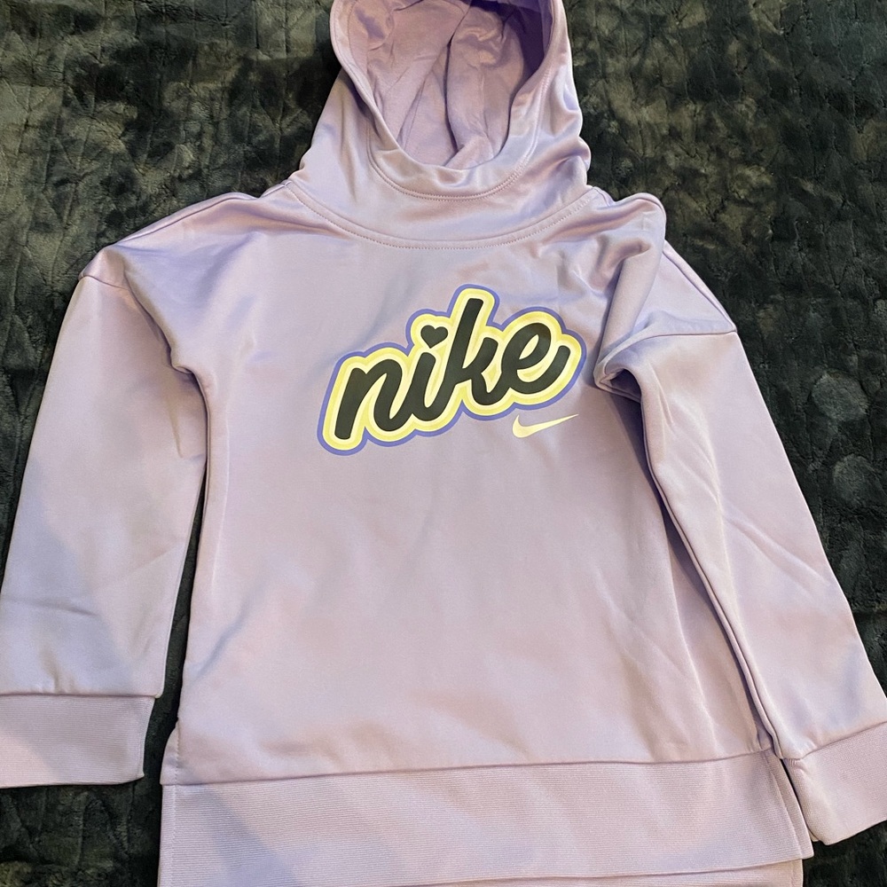 Nike Purple Sweatshirt Hoodie with Logo
